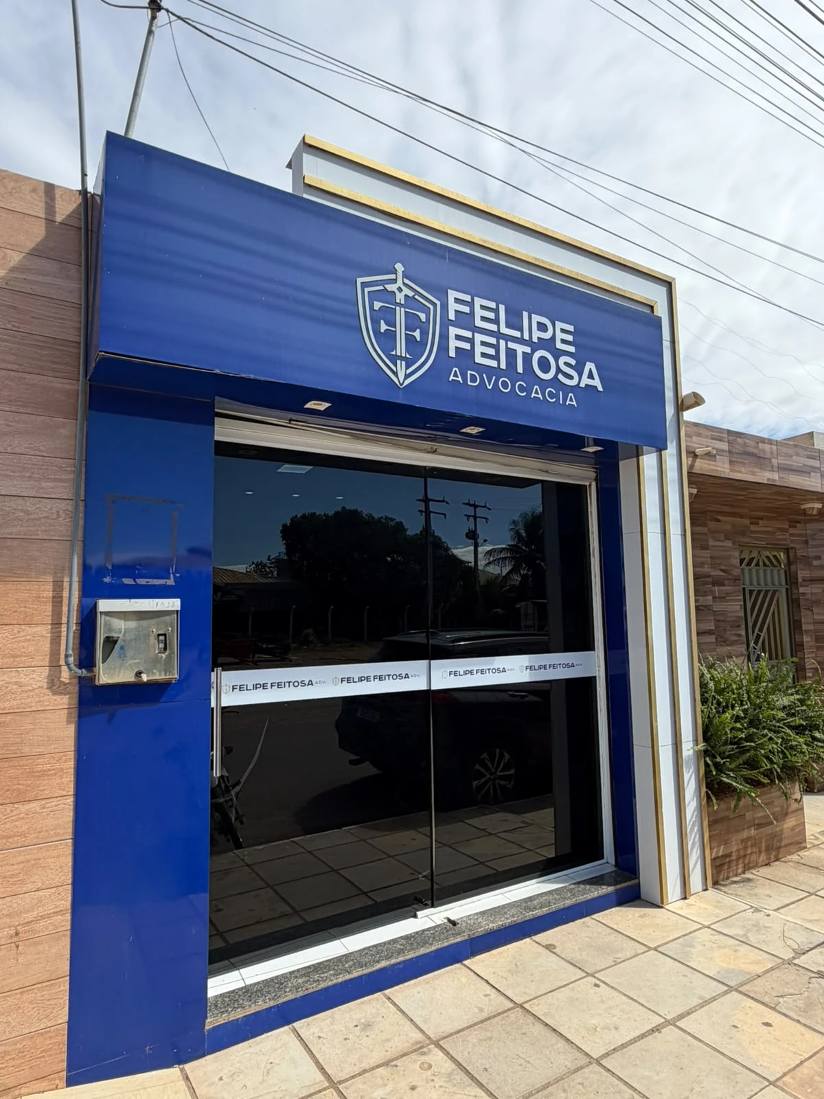 Fachada do escritório Felipe Feitosa Advocacia em Araripe/CE