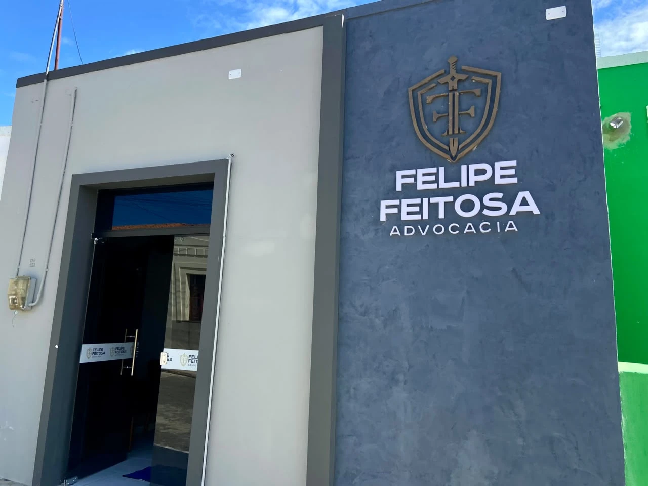 Fachada do escritório Felipe Feitosa Advocacia em Potengi/CE
